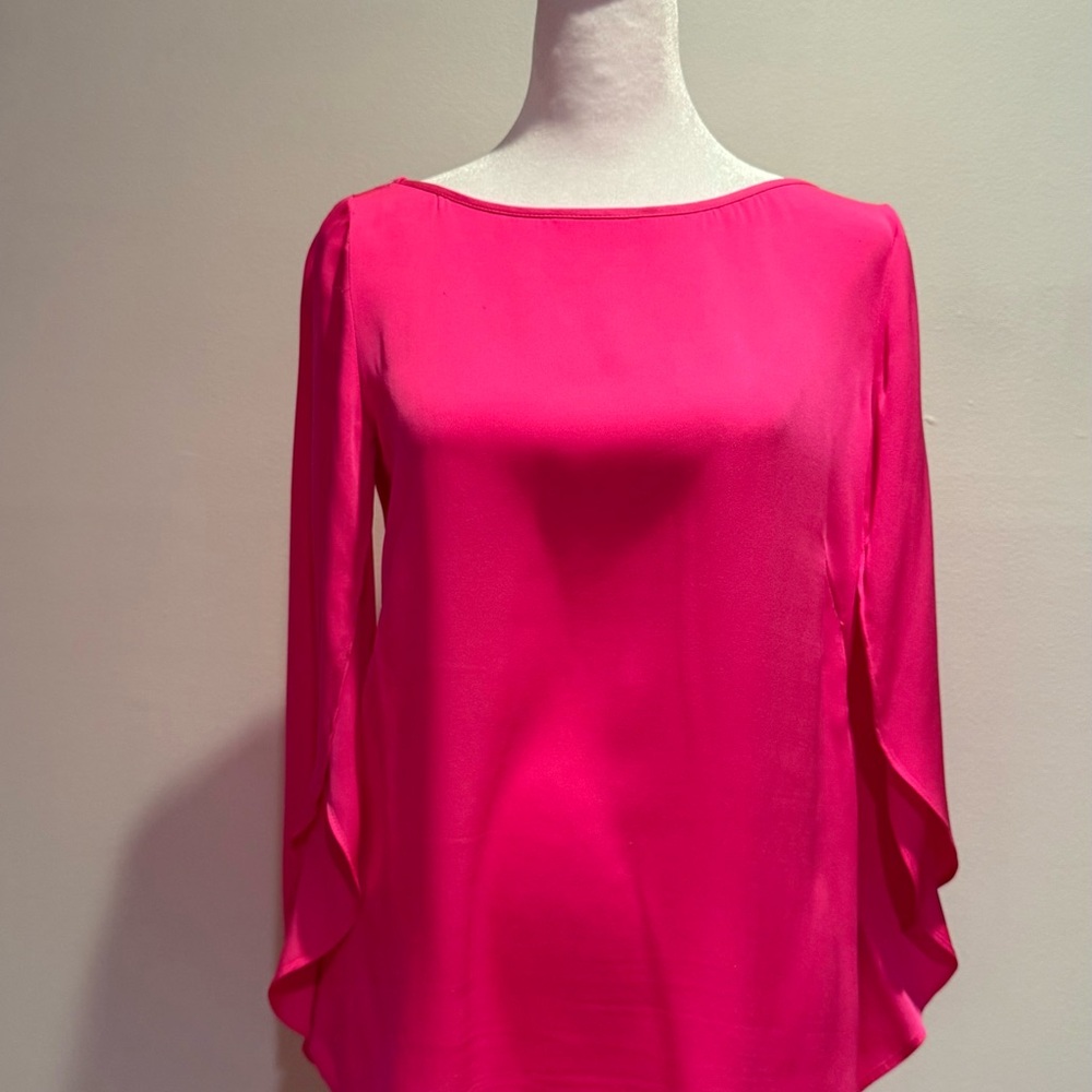 Milly Vibrant Pink Blouse